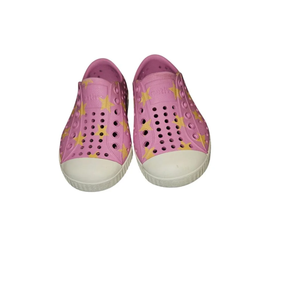 Native Pink Jeffersons Girl's Size 6 Pink / Stars